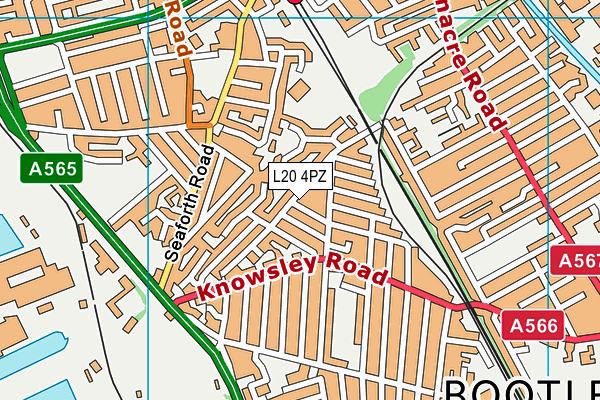 L20 4PZ map - OS VectorMap District (Ordnance Survey) L20 4PZ map - OS VectorMap District (Ordnance Survey)
