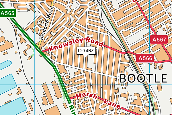 L20 4RZ map - OS VectorMap District (Ordnance Survey) L20 4RZ map - OS VectorMap District (Ordnance Survey)