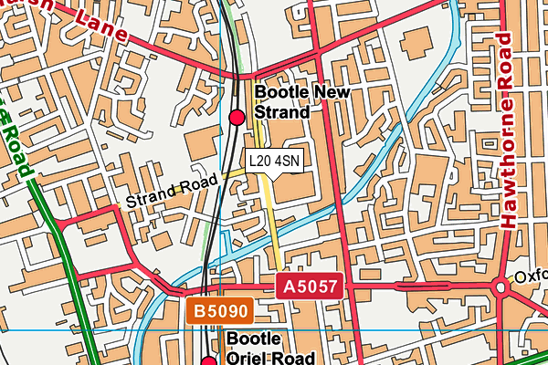L20 4SN map - OS VectorMap District (Ordnance Survey) L20 4SN map - OS VectorMap District (Ordnance Survey)
