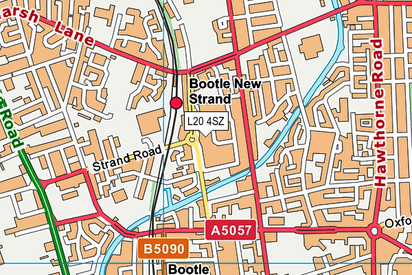 L20 4SZ map - OS VectorMap District (Ordnance Survey) L20 4SZ map - OS VectorMap District (Ordnance Survey)