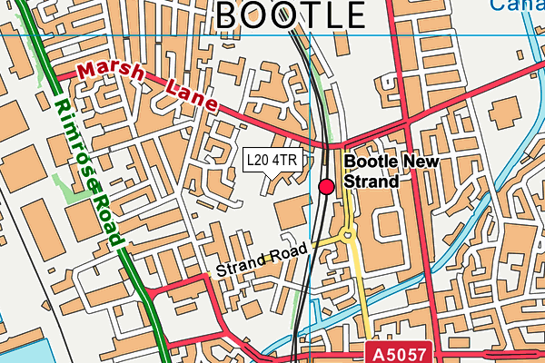 L20 4TR map - OS VectorMap District (Ordnance Survey) L20 4TR map - OS VectorMap District (Ordnance Survey)