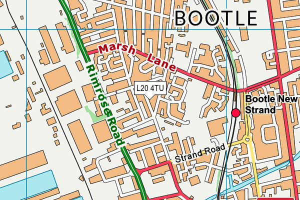 L20 4TU map - OS VectorMap District (Ordnance Survey) L20 4TU map - OS VectorMap District (Ordnance Survey)