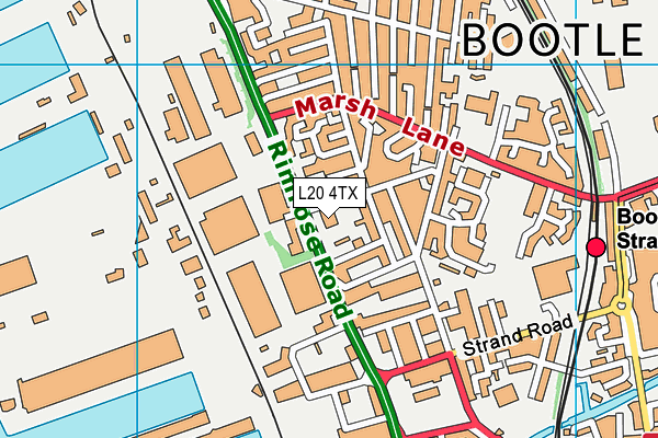 L20 4TX map - OS VectorMap District (Ordnance Survey) L20 4TX map - OS VectorMap District (Ordnance Survey)