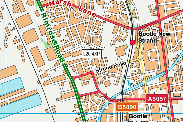 L20 4XP map - OS VectorMap District (Ordnance Survey) L20 4XP map - OS VectorMap District (Ordnance Survey)