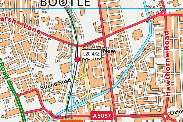 L20 4XZ map - OS VectorMap District (Ordnance Survey) L20 4XZ map - OS VectorMap District (Ordnance Survey)