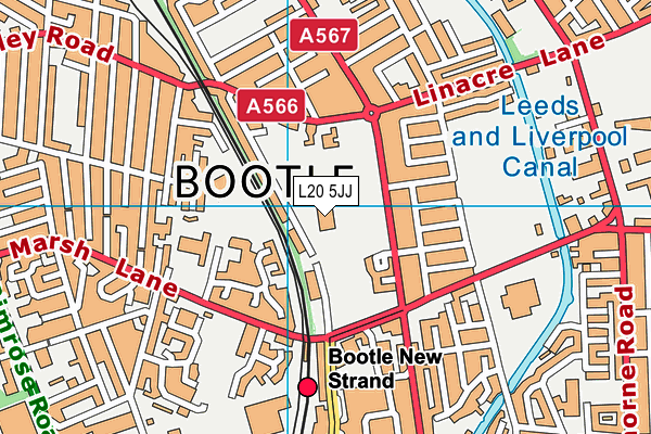 L20 5JJ map - OS VectorMap District (Ordnance Survey) L20 5JJ map - OS VectorMap District (Ordnance Survey)