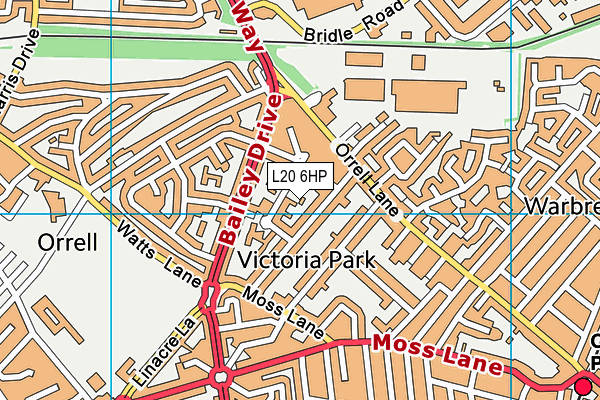 L20 6HP map - OS VectorMap District (Ordnance Survey) L20 6HP map - OS VectorMap District (Ordnance Survey)