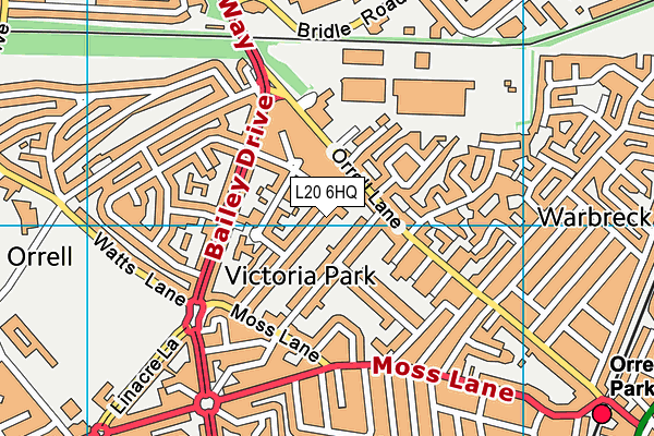 L20 6HQ map - OS VectorMap District (Ordnance Survey) L20 6HQ map - OS VectorMap District (Ordnance Survey)