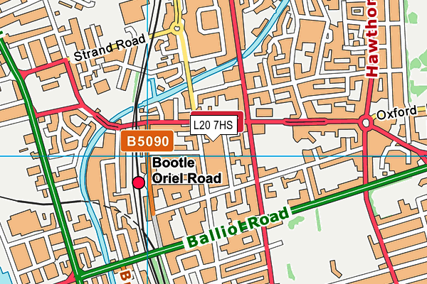 L20 7HS map - OS VectorMap District (Ordnance Survey) L20 7HS map - OS VectorMap District (Ordnance Survey)