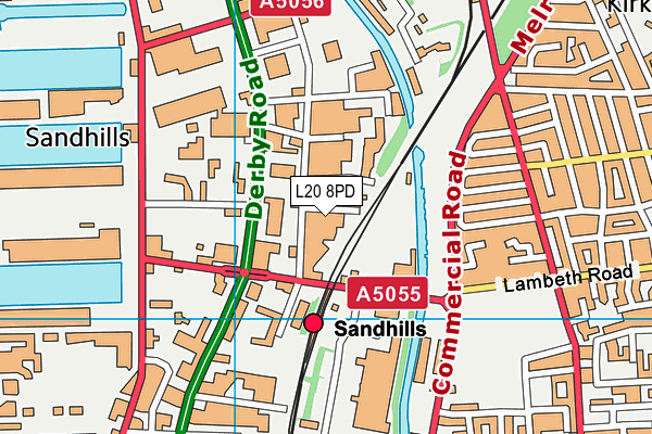 L20 8PD map - OS VectorMap District (Ordnance Survey) L20 8PD map - OS VectorMap District (Ordnance Survey)