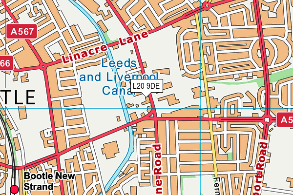 L20 9DE map - OS VectorMap District (Ordnance Survey) L20 9DE map - OS VectorMap District (Ordnance Survey)