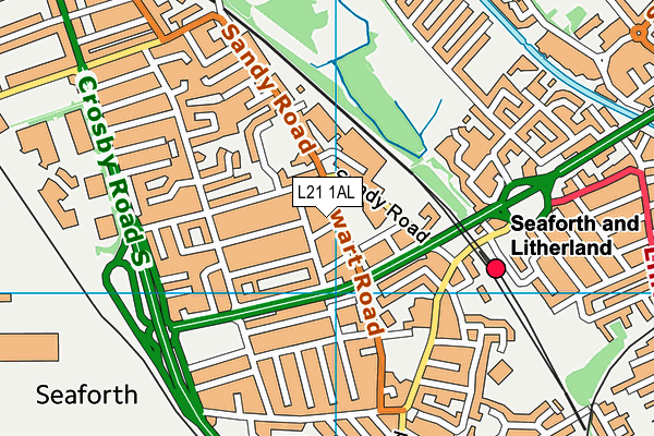 L21 1AL map - OS VectorMap District (Ordnance Survey) L21 1AL map - OS VectorMap District (Ordnance Survey)