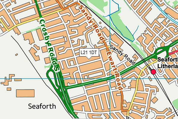 L21 1DT map - OS VectorMap District (Ordnance Survey) L21 1DT map - OS VectorMap District (Ordnance Survey)