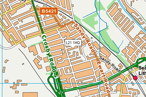 L21 1HQ map - OS VectorMap District (Ordnance Survey) L21 1HQ map - OS VectorMap District (Ordnance Survey)