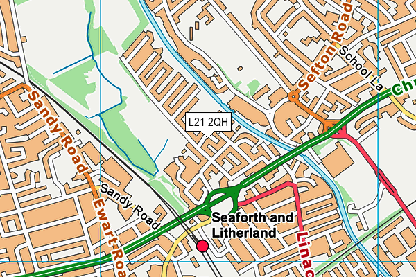 L21 2QH map - OS VectorMap District (Ordnance Survey) L21 2QH map - OS VectorMap District (Ordnance Survey)