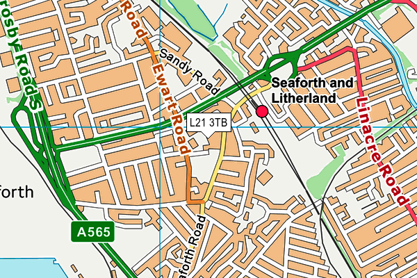 L21 3TB map - OS VectorMap District (Ordnance Survey) L21 3TB map - OS VectorMap District (Ordnance Survey)