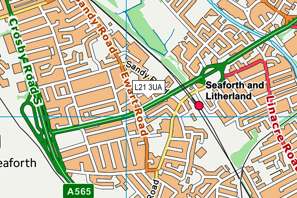 L21 3UA map - OS VectorMap District (Ordnance Survey) L21 3UA map - OS VectorMap District (Ordnance Survey)
