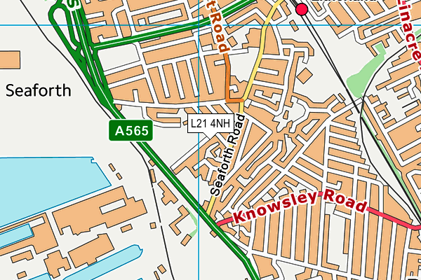 L21 4NH map - OS VectorMap District (Ordnance Survey) L21 4NH map - OS VectorMap District (Ordnance Survey)