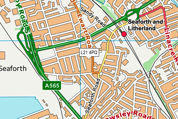 L21 4PQ map - OS VectorMap District (Ordnance Survey)
