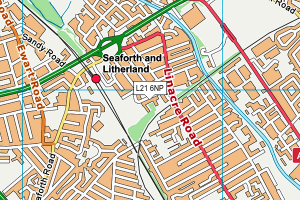 L21 6NP map - OS VectorMap District (Ordnance Survey) L21 6NP map - OS VectorMap District (Ordnance Survey)