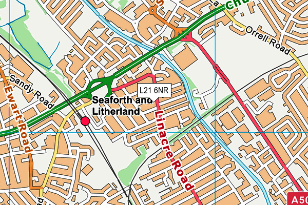 L21 6NR map - OS VectorMap District (Ordnance Survey) L21 6NR map - OS VectorMap District (Ordnance Survey)