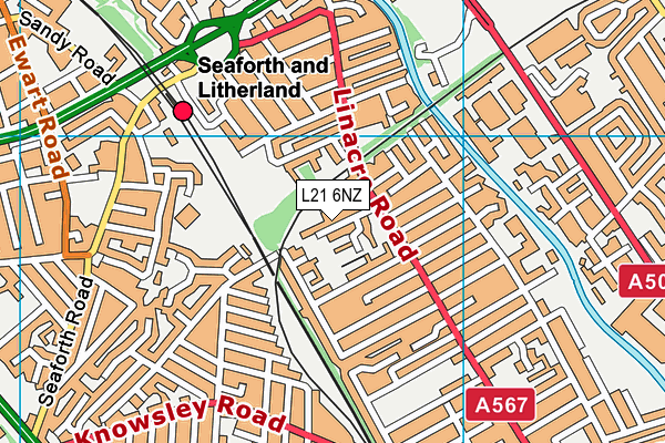 L21 6NZ map - OS VectorMap District (Ordnance Survey) L21 6NZ map - OS VectorMap District (Ordnance Survey)