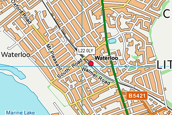 L22 0LY map - OS VectorMap District (Ordnance Survey) L22 0LY map - OS VectorMap District (Ordnance Survey)