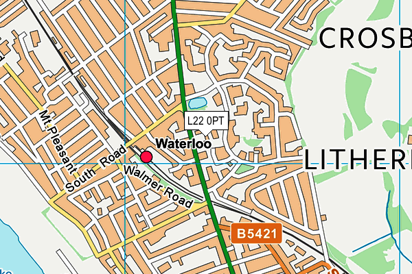 L22 0PT map - OS VectorMap District (Ordnance Survey) L22 0PT map - OS VectorMap District (Ordnance Survey)