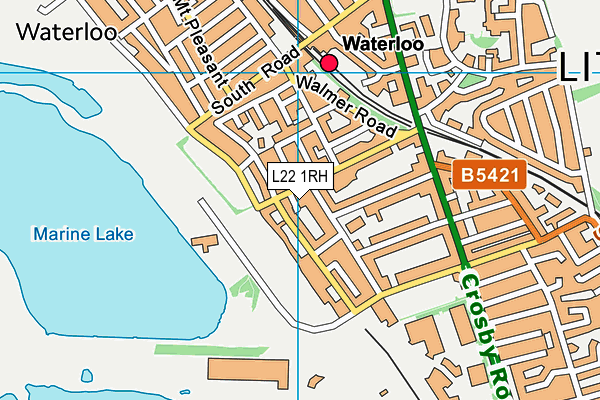 L22 1RH map - OS VectorMap District (Ordnance Survey) L22 1RH map - OS VectorMap District (Ordnance Survey)