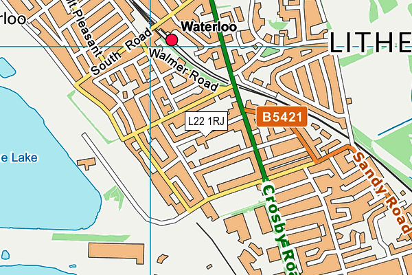L22 1RJ map - OS VectorMap District (Ordnance Survey)