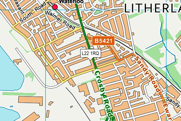 L22 1RQ map - OS VectorMap District (Ordnance Survey) L22 1RQ map - OS VectorMap District (Ordnance Survey)