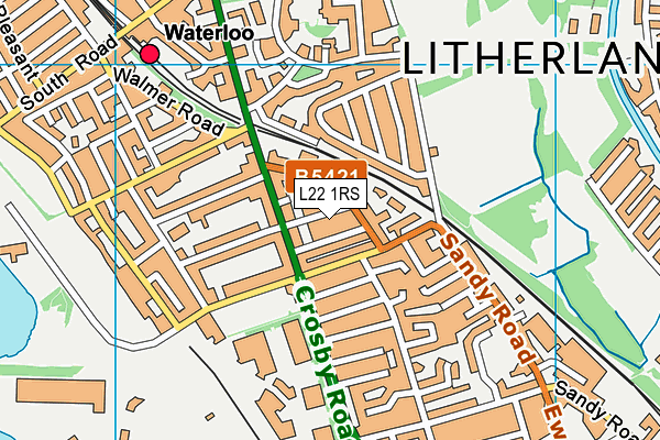 L22 1RS map - OS VectorMap District (Ordnance Survey) L22 1RS map - OS VectorMap District (Ordnance Survey)