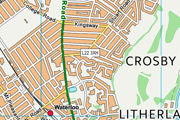 L22 3XH map - OS VectorMap District (Ordnance Survey) L22 3XH map - OS VectorMap District (Ordnance Survey)