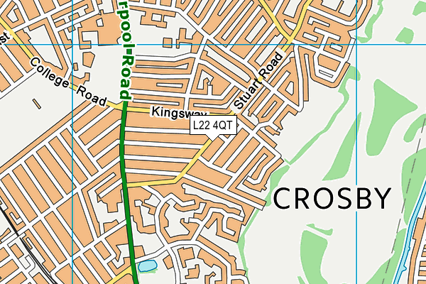 L22 4QT map - OS VectorMap District (Ordnance Survey) L22 4QT map - OS VectorMap District (Ordnance Survey)
