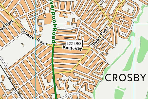L22 4RQ map - OS VectorMap District (Ordnance Survey) L22 4RQ map - OS VectorMap District (Ordnance Survey)