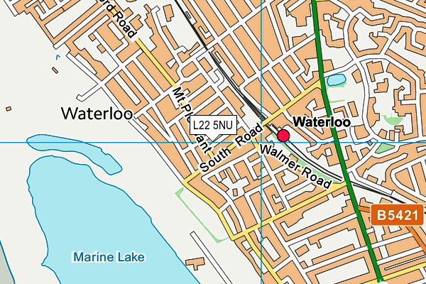 L22 5NU map - OS VectorMap District (Ordnance Survey) L22 5NU map - OS VectorMap District (Ordnance Survey)