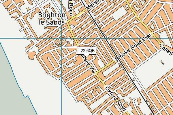 L22 6QB map - OS VectorMap District (Ordnance Survey) L22 6QB map - OS VectorMap District (Ordnance Survey)