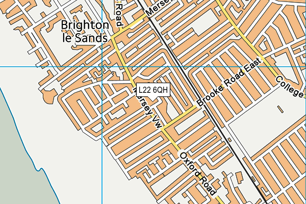 L22 6QH map - OS VectorMap District (Ordnance Survey) L22 6QH map - OS VectorMap District (Ordnance Survey)