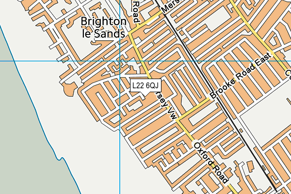 L22 6QJ map - OS VectorMap District (Ordnance Survey) L22 6QJ map - OS VectorMap District (Ordnance Survey)
