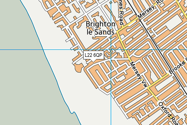 L22 6QP map - OS VectorMap District (Ordnance Survey) L22 6QP map - OS VectorMap District (Ordnance Survey)