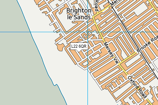 L22 6QR map - OS VectorMap District (Ordnance Survey) L22 6QR map - OS VectorMap District (Ordnance Survey)