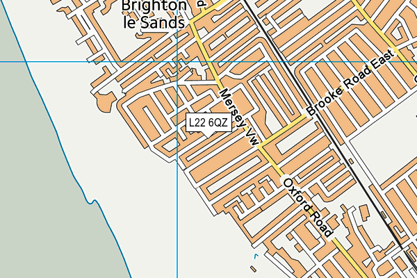 L22 6QZ map - OS VectorMap District (Ordnance Survey) L22 6QZ map - OS VectorMap District (Ordnance Survey)