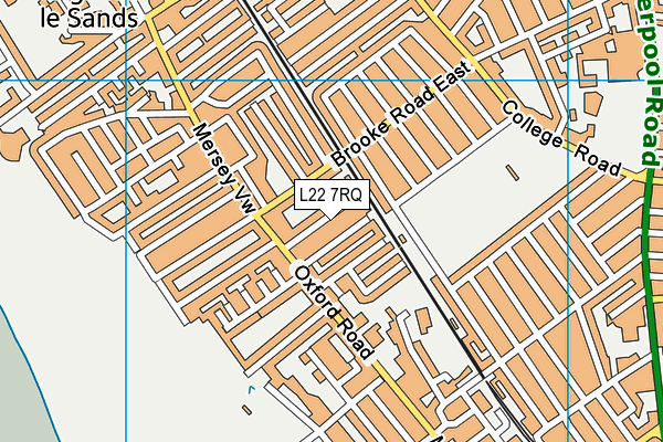 L22 7RQ map - OS VectorMap District (Ordnance Survey) L22 7RQ map - OS VectorMap District (Ordnance Survey)