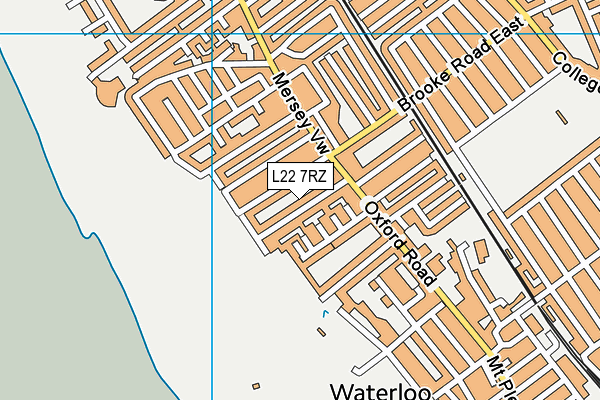 L22 7RZ map - OS VectorMap District (Ordnance Survey) L22 7RZ map - OS VectorMap District (Ordnance Survey)
