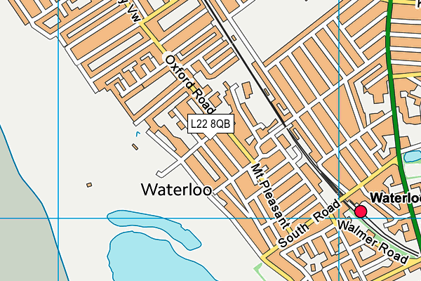 L22 8QB map - OS VectorMap District (Ordnance Survey) L22 8QB map - OS VectorMap District (Ordnance Survey)