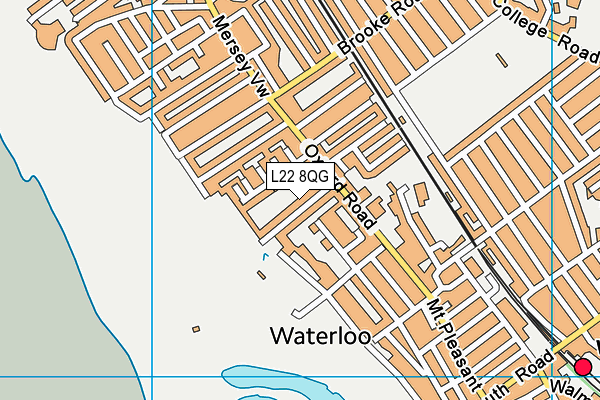 L22 8QG map - OS VectorMap District (Ordnance Survey) L22 8QG map - OS VectorMap District (Ordnance Survey)