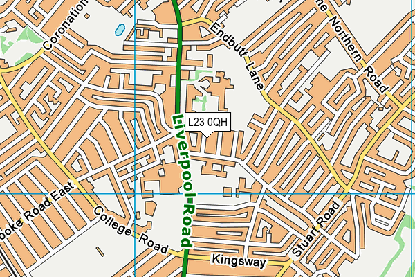 L23 0QH map - OS VectorMap District (Ordnance Survey) L23 0QH map - OS VectorMap District (Ordnance Survey)