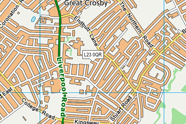 L23 0QR map - OS VectorMap District (Ordnance Survey) L23 0QR map - OS VectorMap District (Ordnance Survey)
