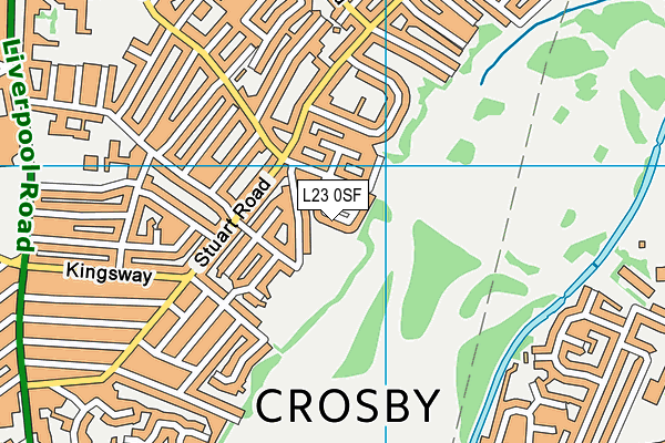 L23 0SF map - OS VectorMap District (Ordnance Survey) L23 0SF map - OS VectorMap District (Ordnance Survey)