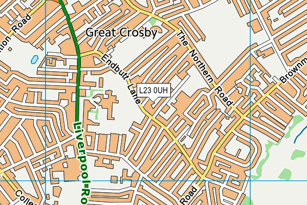 L23 0UH map - OS VectorMap District (Ordnance Survey) L23 0UH map - OS VectorMap District (Ordnance Survey)